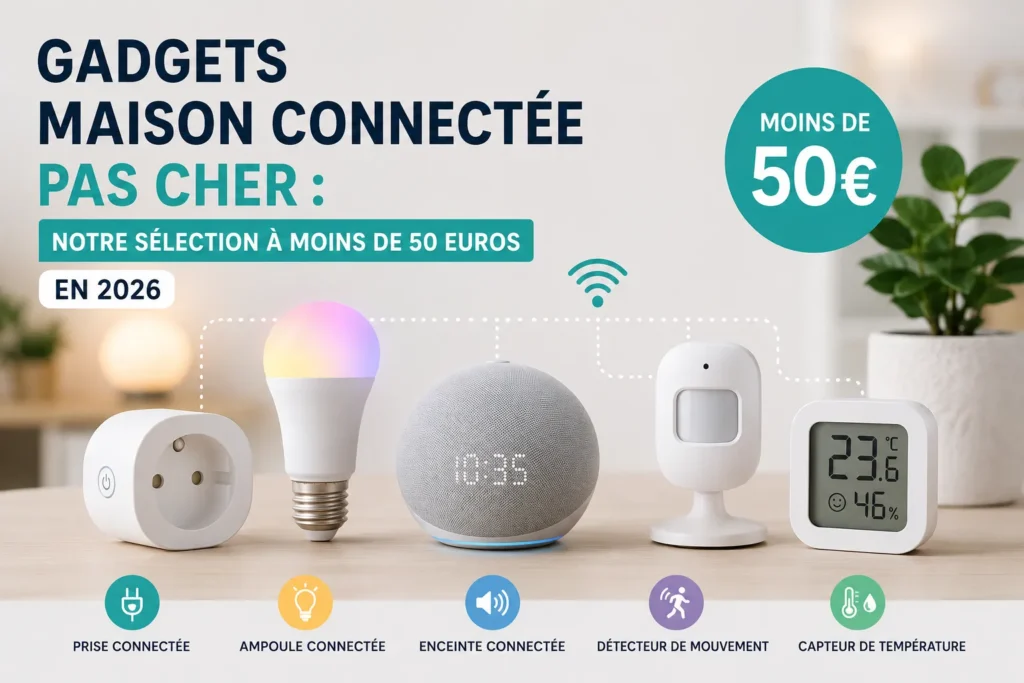 gadgets maison connectée pas cher