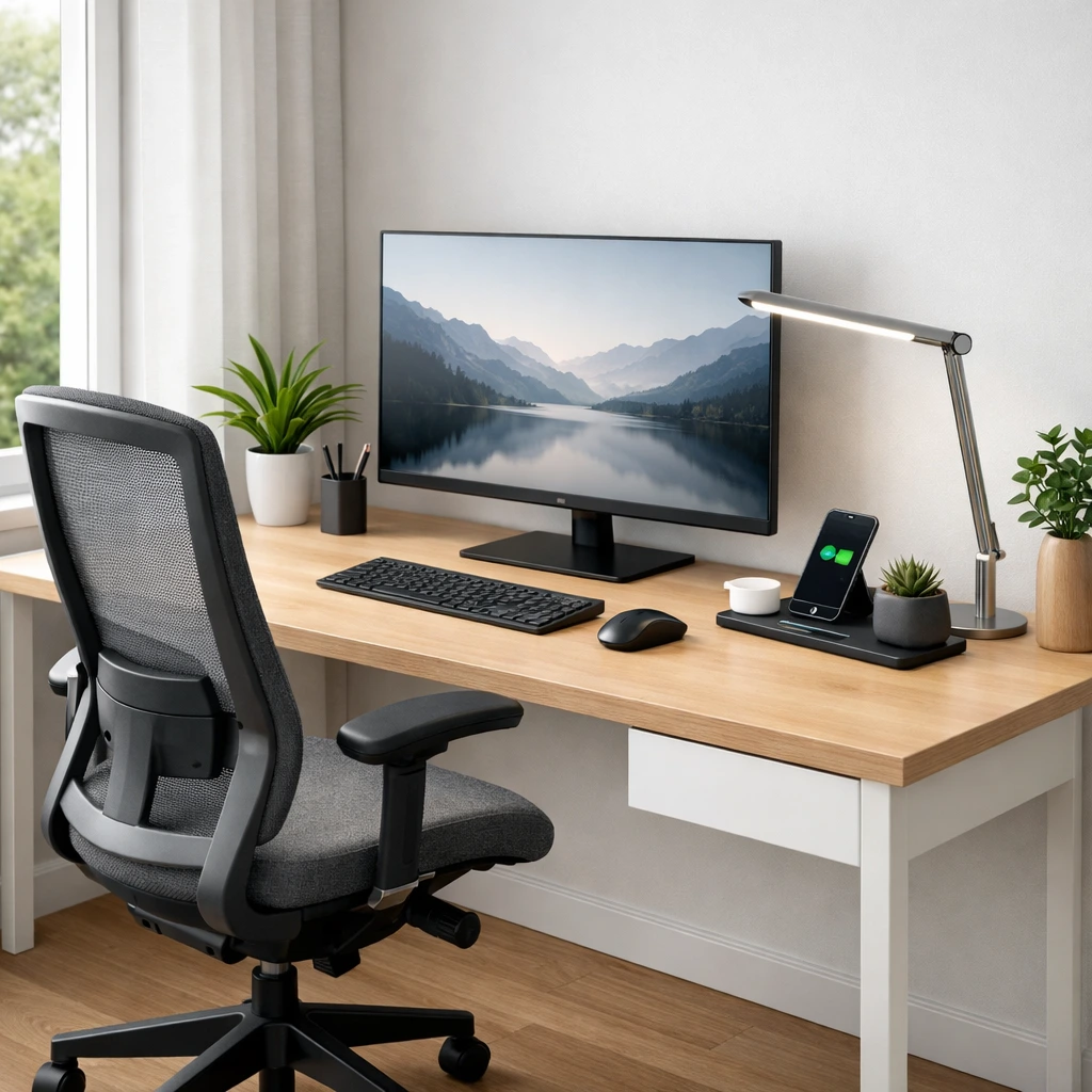 Gadgets bureau ergonomique pour un espace de travail confortable et moderne