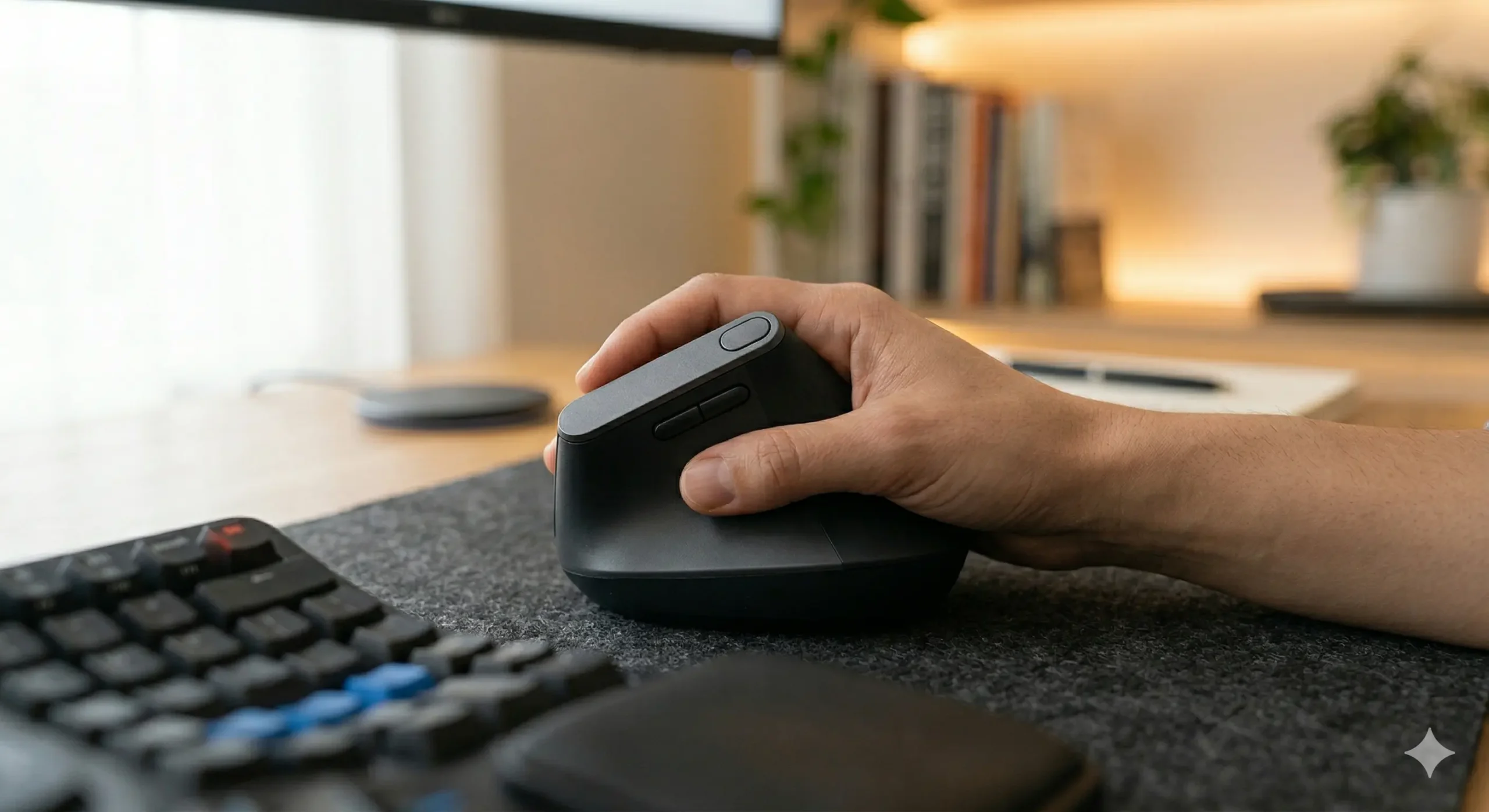 souris ergonomique bureau