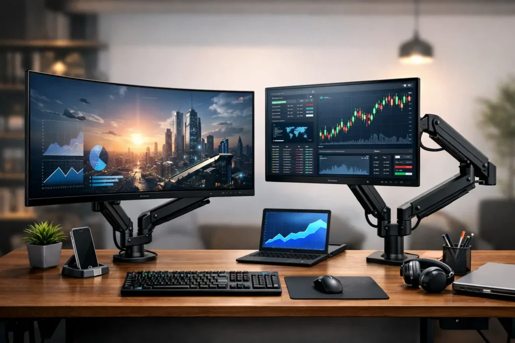 Bras articulé écran PC