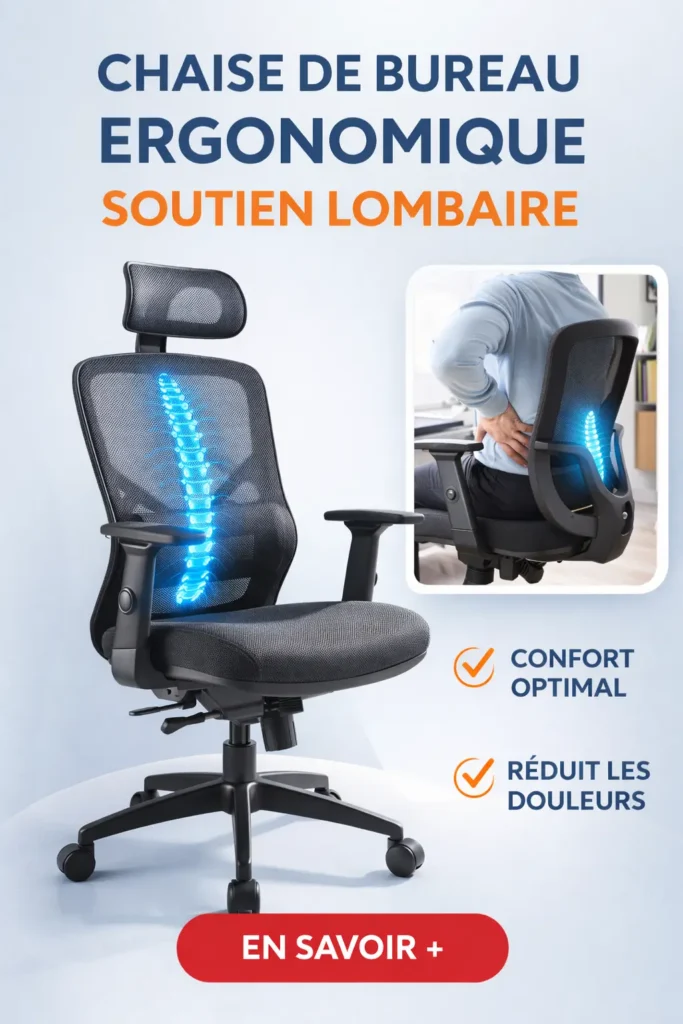 chaise de bureau ergonomique