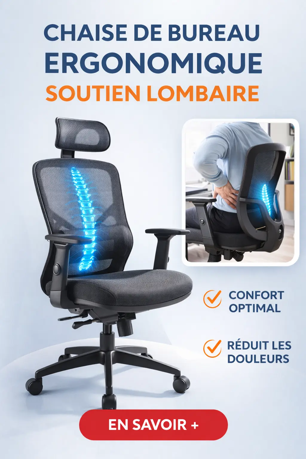 chaise de bureau ergonomique