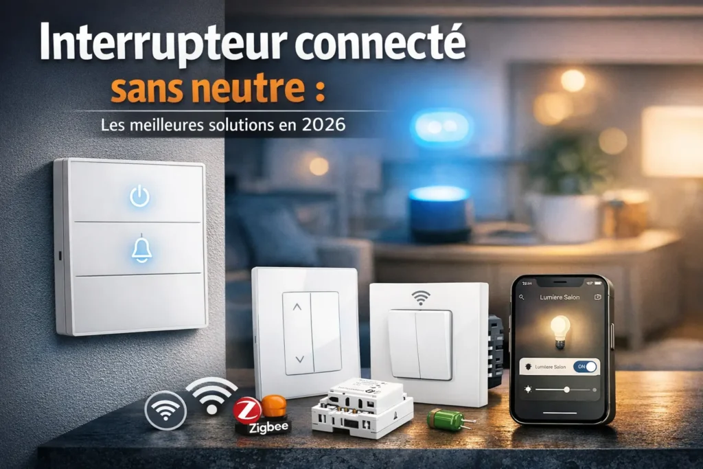 interrupteur connecté sans neutre