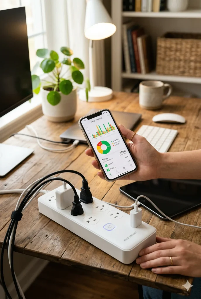 Multiprise connectée avec suivi de consommation