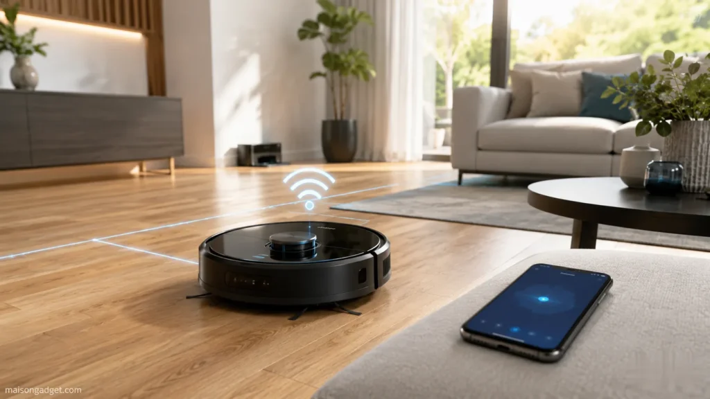 Aspirateur robot connecté wifi