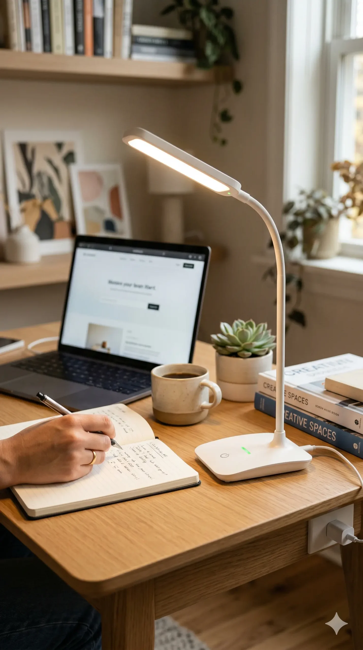 lampe de bureau LED sans fil rechargeable