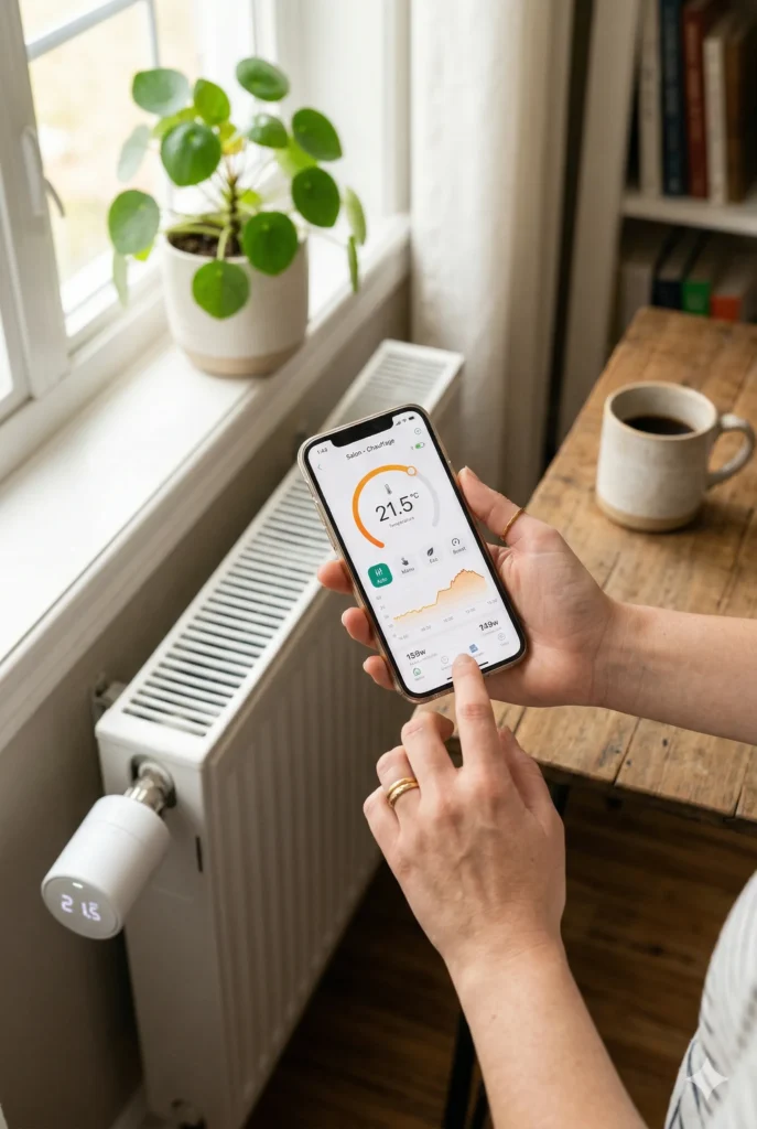 tête thermostatique connectée radiateur